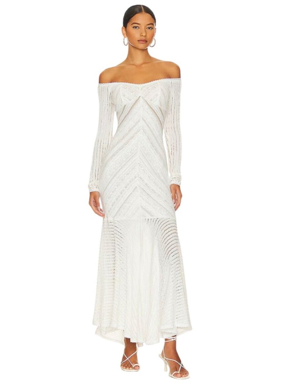 Charo Ruiz Ibiza Souley Maxi Dress White NWT - Size M